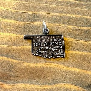Sterling Silver Oklahoma Charm